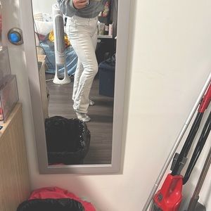 White bootcut american eagle jeans